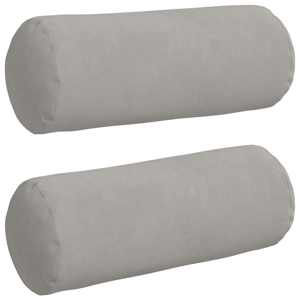 Cuscini a rullo 2 pcs Grigio chiaro Ø 15 x 40 cm 42014298
