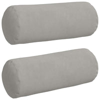 Cuscini a rullo 2 pcs Grigio chiaro Ø 15 x 40 cm 42014298