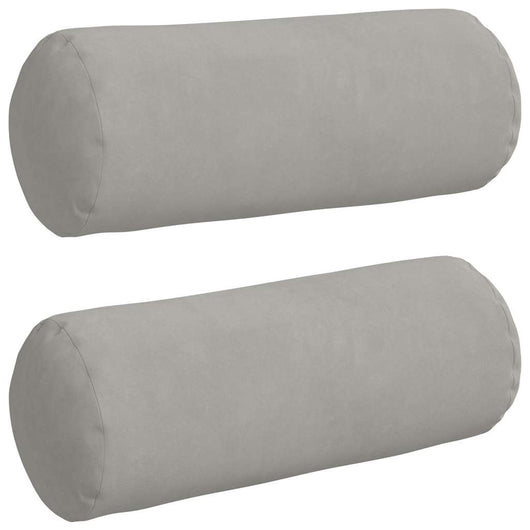 Cuscini a rullo 2 pcs Grigio chiaro Ø 15 x 40 cm 42014298
