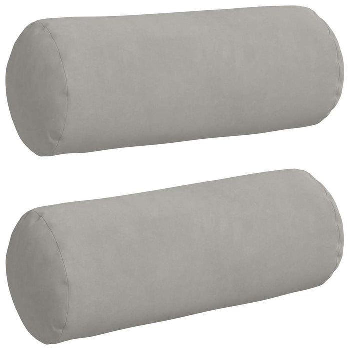 Cuscini a rullo 2 pcs Grigio chiaro Ø 15 x 40 cm 42014298