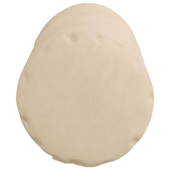 Cuscini a rullo 2 pcs Crema Ø 15 x 40 cm Tessuto in Microfibra 42014301