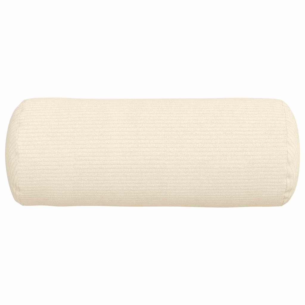 Cuscini a rullo 2 pcs Crema Ø 15 x 40 cm Tessuto in Cords 42014305