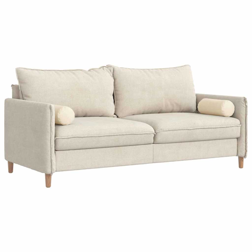 Cuscini a rullo 2 pcs Crema Ø 15 x 40 cm Tessuto in Cords 42014305