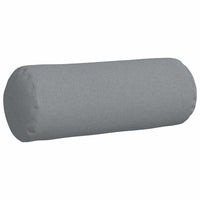 Cuscini a rullo 2 pcs Grigio chiaro Ø 25 x 70 cm Tessuto 42014311
