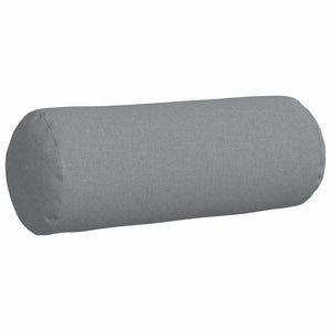 Cuscini a rullo 2 pcs Grigio chiaro Ø 25 x 70 cm Tessuto 42014311