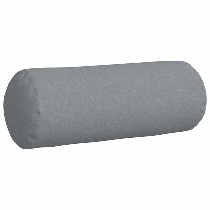 Cuscini a rullo 2 pcs Grigio chiaro Ø 25 x 70 cm Tessuto 42014311