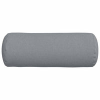 Cuscini a rullo 2 pcs Grigio chiaro Ø 25 x 70 cm Tessuto 42014311