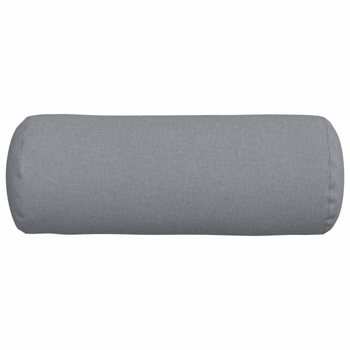 Cuscini a rullo 2 pcs Grigio chiaro Ø 25 x 70 cm Tessuto 42014311
