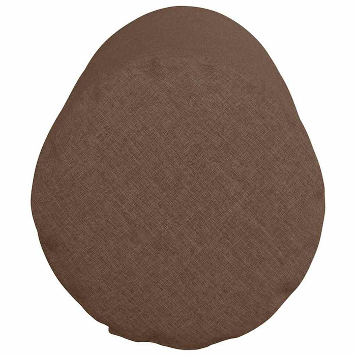 Cuscini a rullo 2 pcs Marrone Ø 25 x 70 cm Tessuto 42014315