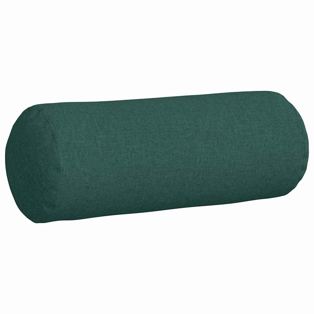 Cuscini a rullo 2 pcs Verde Scuro Ø 25 x 70 cm Tessuto 42014316