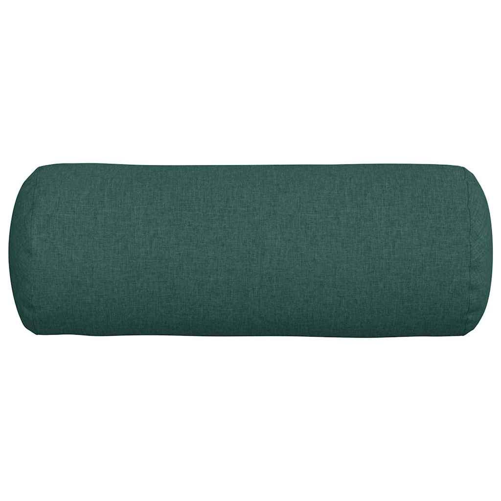 Cuscini a rullo 2 pcs Verde Scuro Ø 25 x 70 cm Tessuto 42014316