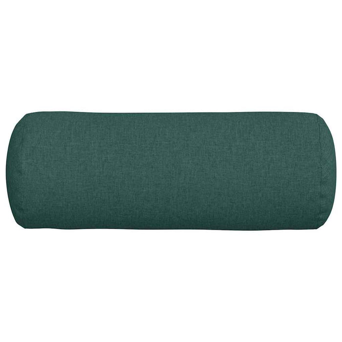 Cuscini a rullo 2 pcs Verde Scuro Ø 25 x 70 cm Tessuto 42014316
