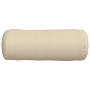 Cuscini a rullo 2 pcs Crema Ø 25 x 70 cm Tessuto 42014318