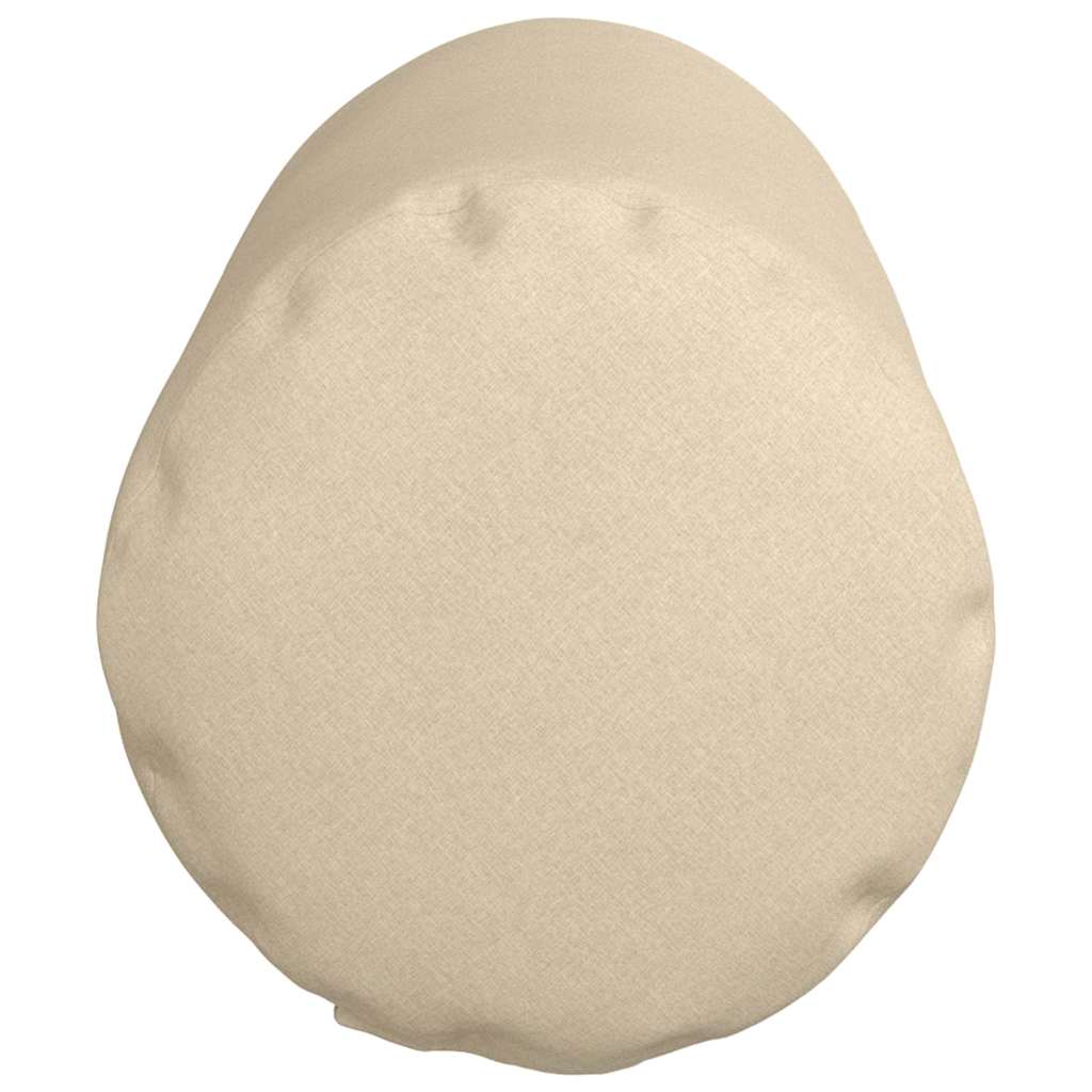 Cuscini a rullo 2 pcs Crema Ø 25 x 70 cm Tessuto 42014318