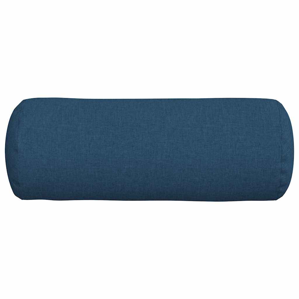 Cuscini a rullo 2 pcs Blu Ø 25 x 70 cm Tessuto 42014319