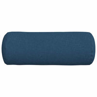 Cuscini a rullo 2 pcs Blu Ø 25 x 70 cm Tessuto 42014319