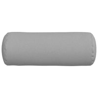 Cuscini a rullo 2 pcs Grigio Nuvola Ø 25 x 70 cm Tessuto 42014324