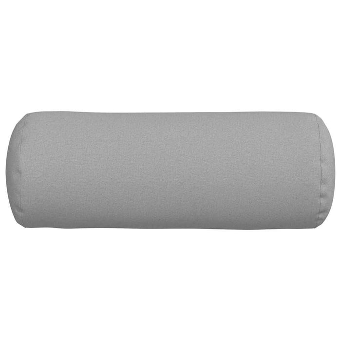 Cuscini a rullo 2 pcs Grigio Nuvola Ø 25 x 70 cm Tessuto 42014324
