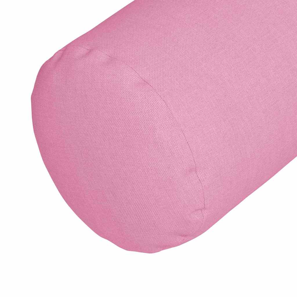 Cuscini a rullo 2 pcs Rosa Ø 25 x 70 cm Tessuto 42014326