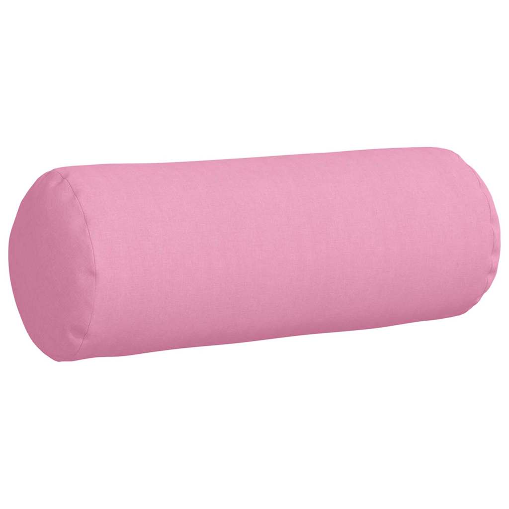 Cuscini a rullo 2 pcs Rosa Ø 25 x 70 cm Tessuto 42014326