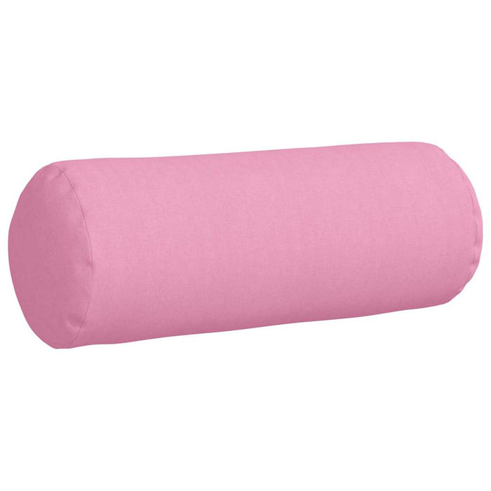 Cuscini a rullo 2 pcs Rosa Ø 25 x 70 cm Tessuto 42014326