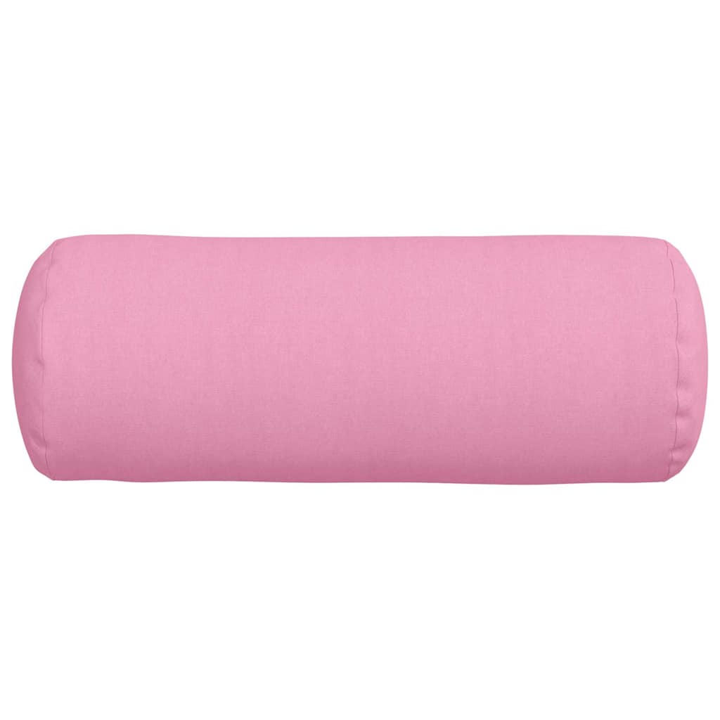 Cuscini a rullo 2 pcs Rosa Ø 25 x 70 cm Tessuto 42014326