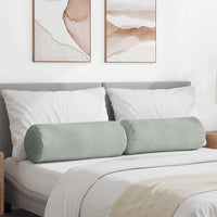 Cuscini a rullo 2 pcs Grigio chiaro Ø 25 x 70 cm 42014328