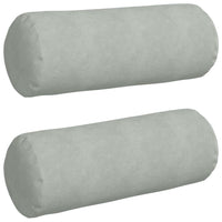 Cuscini a rullo 2 pcs Grigio chiaro Ø 25 x 70 cm 42014328