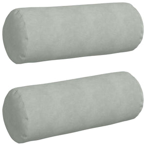 Cuscini a rullo 2 pcs Grigio chiaro Ø 25 x 70 cm 42014328
