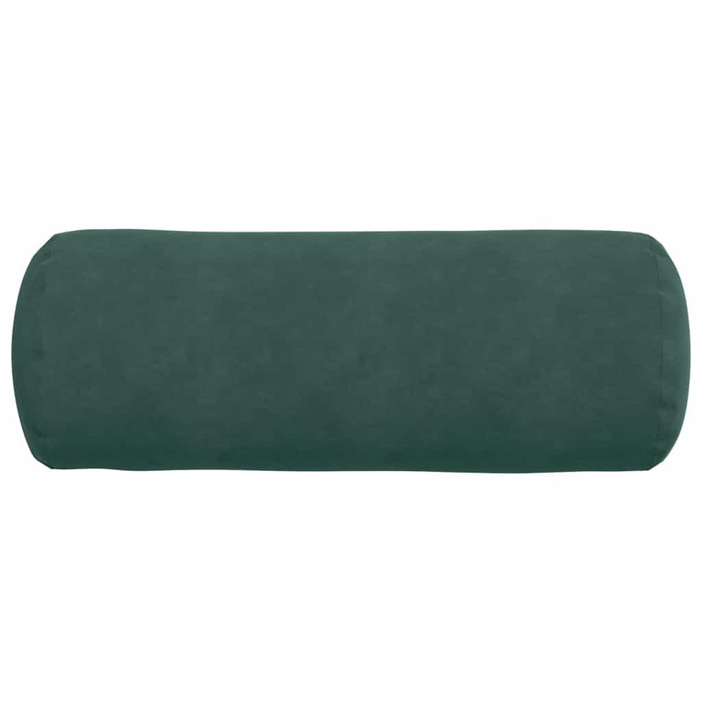 Cuscini a rullo 2 pcs Verde Scuro Ø 25 x 70 cm Tessuto in Cords 42014330