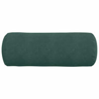 Cuscini a rullo 2 pcs Verde Scuro Ø 25 x 70 cm Tessuto in Cords 42014330