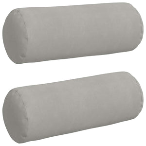 Cuscini a rullo 2 pcs Grigio chiaro Ø 25 x 70 cm 42014341