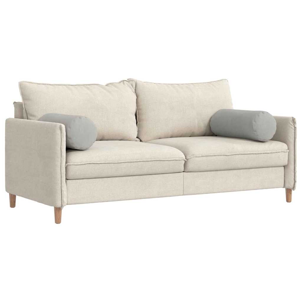 Cuscini a rullo 2 pcs Grigio chiaro Ø 25 x 70 cm 42014341