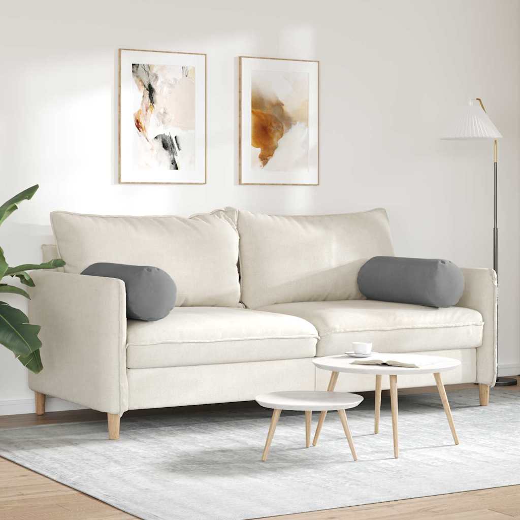 Cuscini a rullo 2 pcs Grigio scuro Ø 25 x 70 cm 42014342