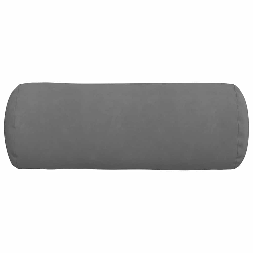 Cuscini a rullo 2 pcs Grigio scuro Ø 25 x 70 cm 42014342