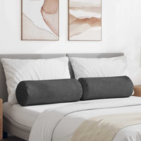 Cuscini a rullo 2 pcs Grigio scuro Ø 25 x 70 cm 42014347