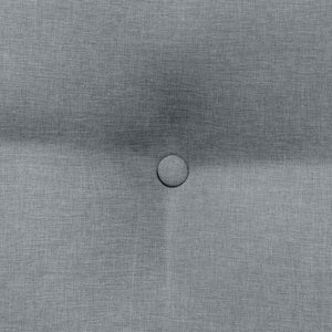 Cuscino per Schiena Grigio chiaro 45 x 24 x 50 cm Tessuto 42014354