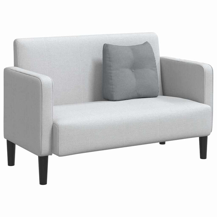 Cuscino per Schiena Grigio chiaro 45 x 24 x 50 cm Tessuto 42014354