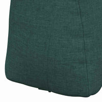 Cuscino per Schiena Verde Scuro 45 x 24 x 50 cm Tessuto 42014359