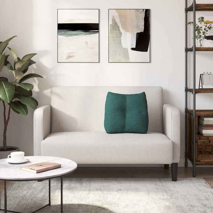 Cuscino per Schiena Verde Scuro 45 x 24 x 50 cm Tessuto 42014359