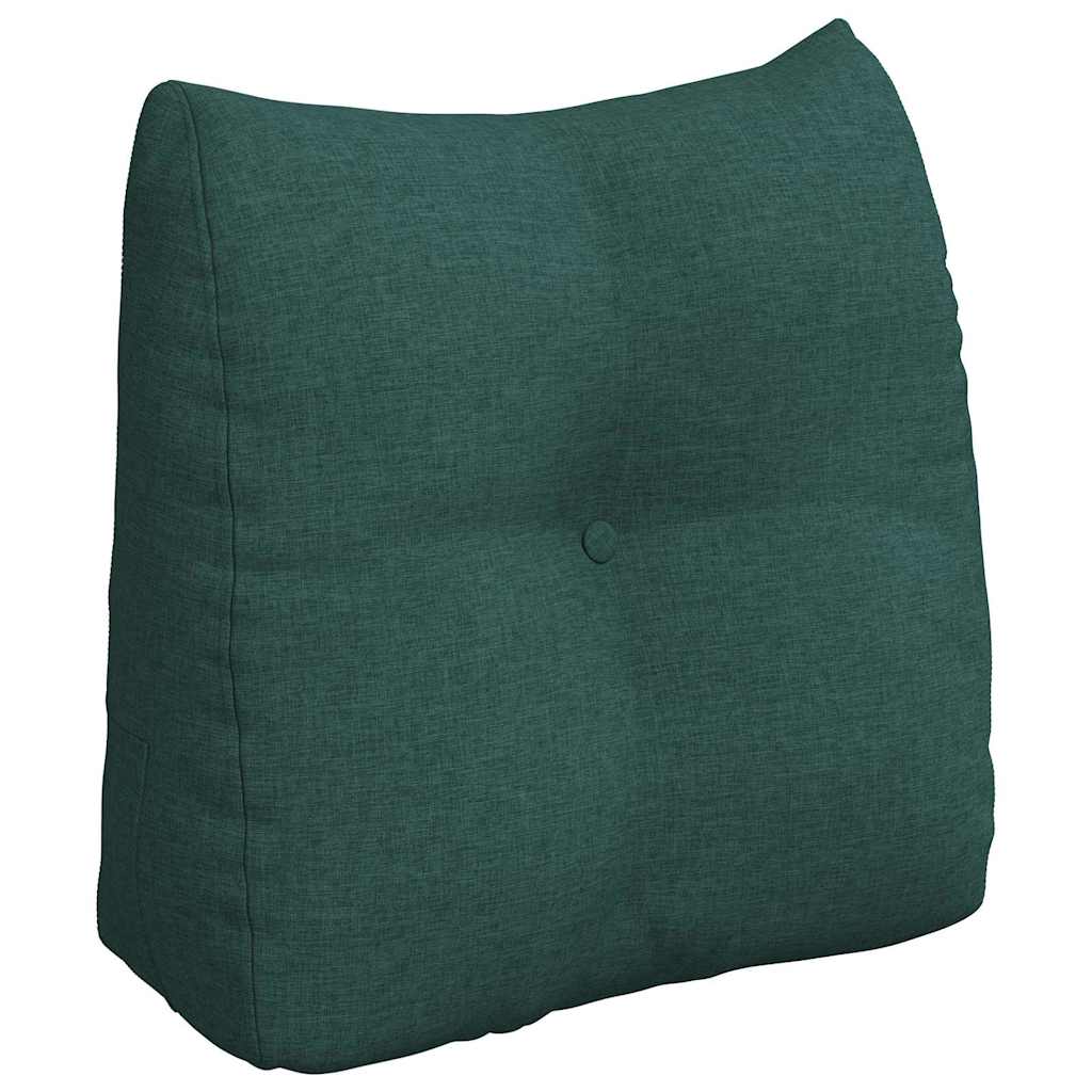 Cuscino per Schiena Verde Scuro 45 x 24 x 50 cm Tessuto 42014359