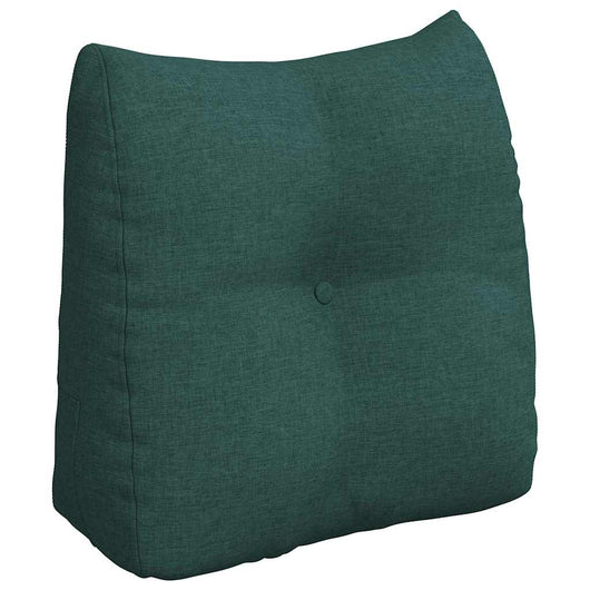 Cuscino per Schiena Verde Scuro 45 x 24 x 50 cm Tessuto 42014359