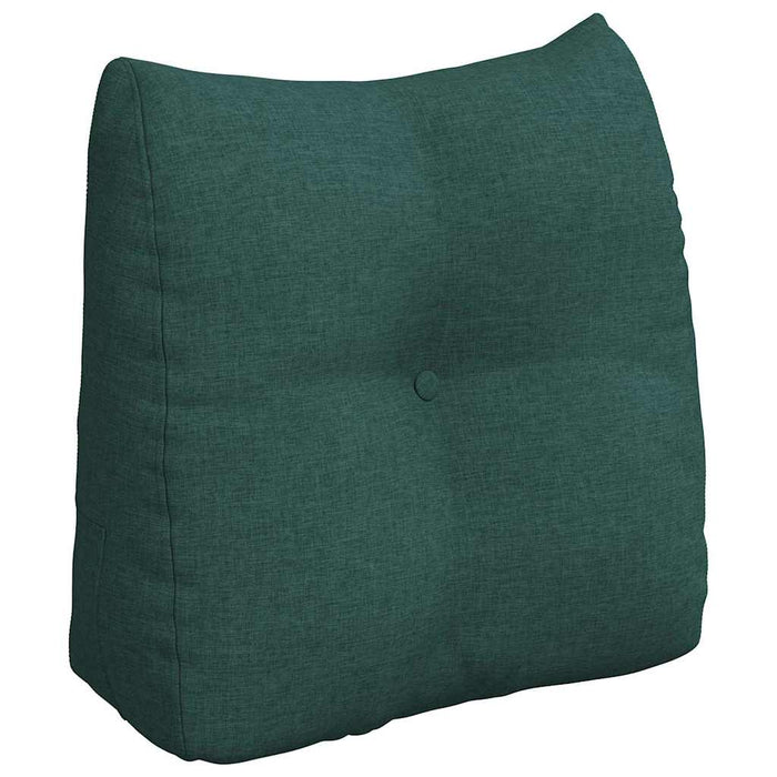 Cuscino per Schiena Verde Scuro 45 x 24 x 50 cm Tessuto 42014359