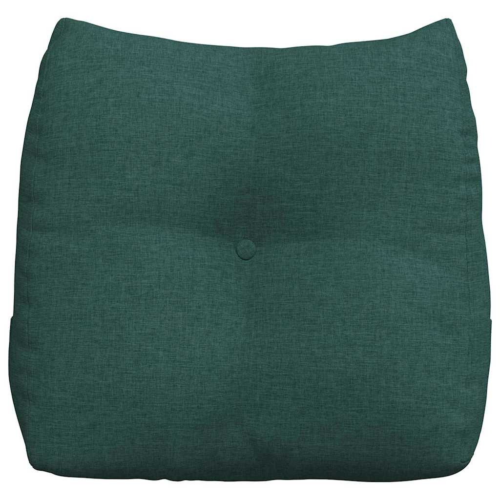 Cuscino per Schiena Verde Scuro 45 x 24 x 50 cm Tessuto 42014359