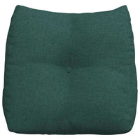 Cuscino per Schiena Verde Scuro 45 x 24 x 50 cm Tessuto 42014359