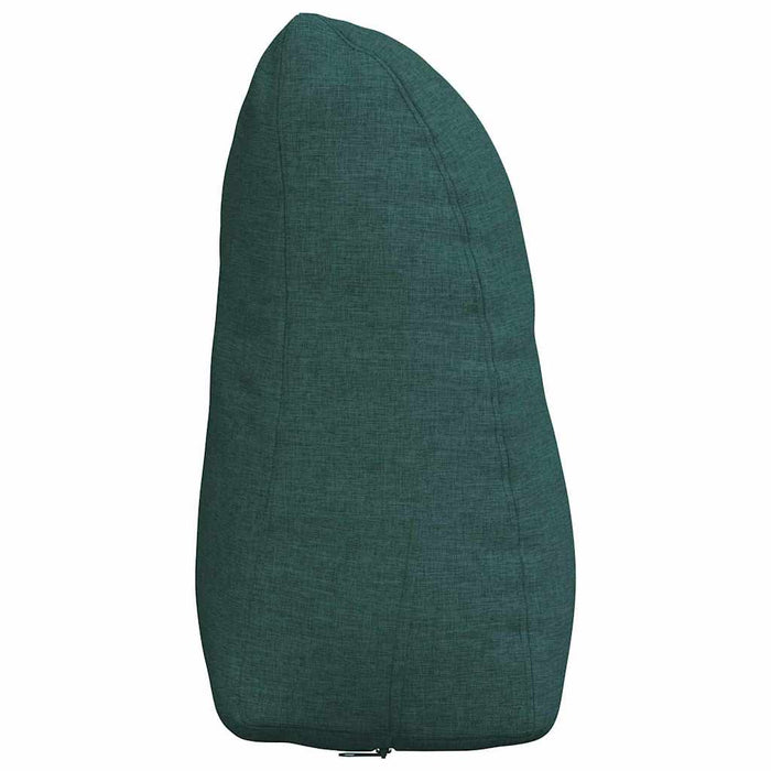 Cuscino per Schiena Verde Scuro 45 x 24 x 50 cm Tessuto 42014359
