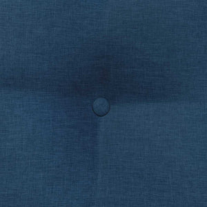 Cuscino per Schiena Blu 45 x 24 x 50 cm Tessuto 42014362