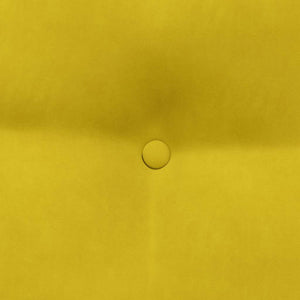 Cuscino per Schiena Giallo 45 x 24 x 50 cm Velluto 42014378