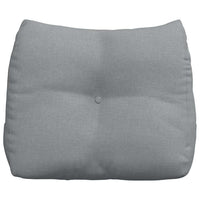 Cuscino per Schiena Grigio chiaro 60 x 24 x 50 cm Tessuto 42014383
