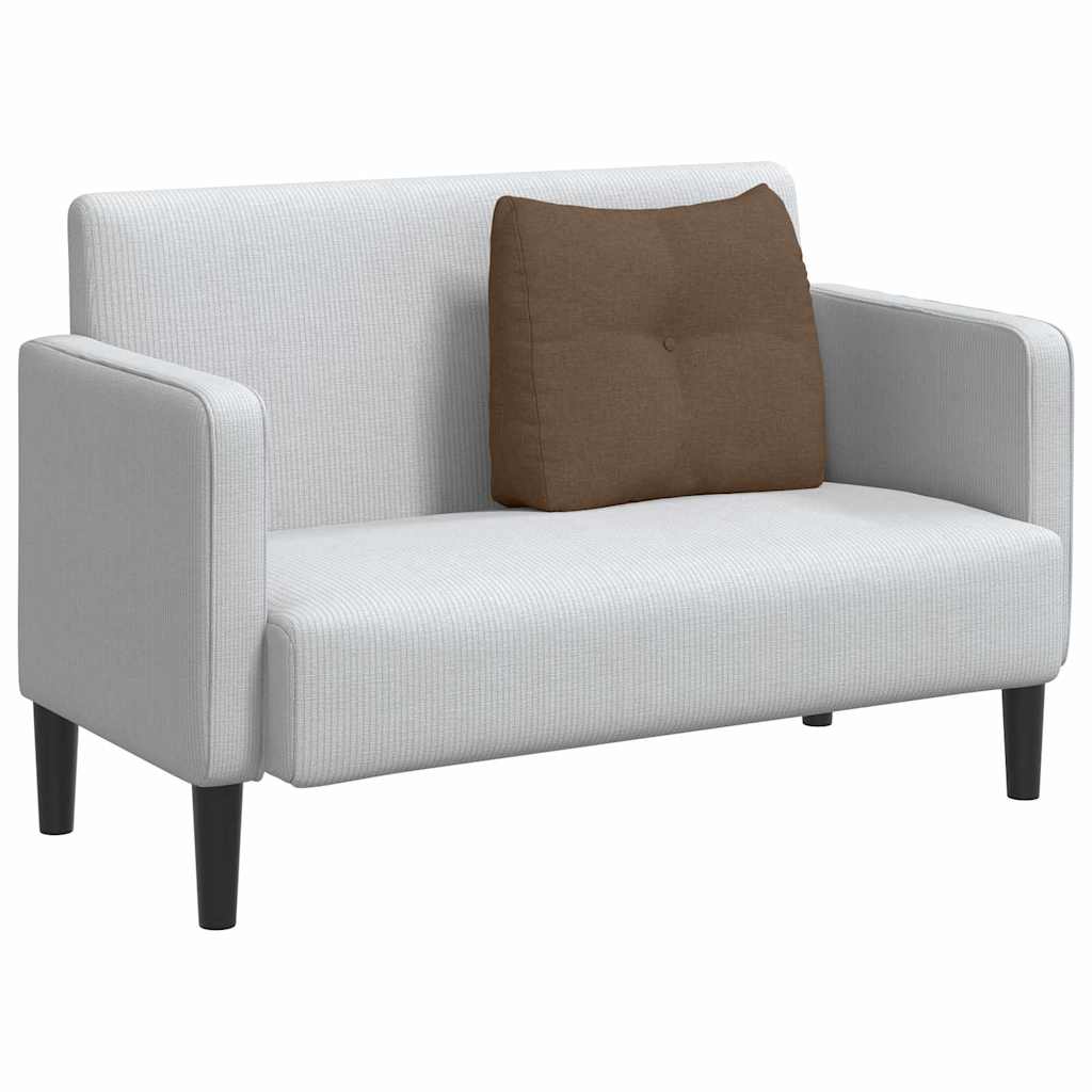 Cuscino per Schiena Marrone 60 x 24 x 50 cm Tessuto 42014387